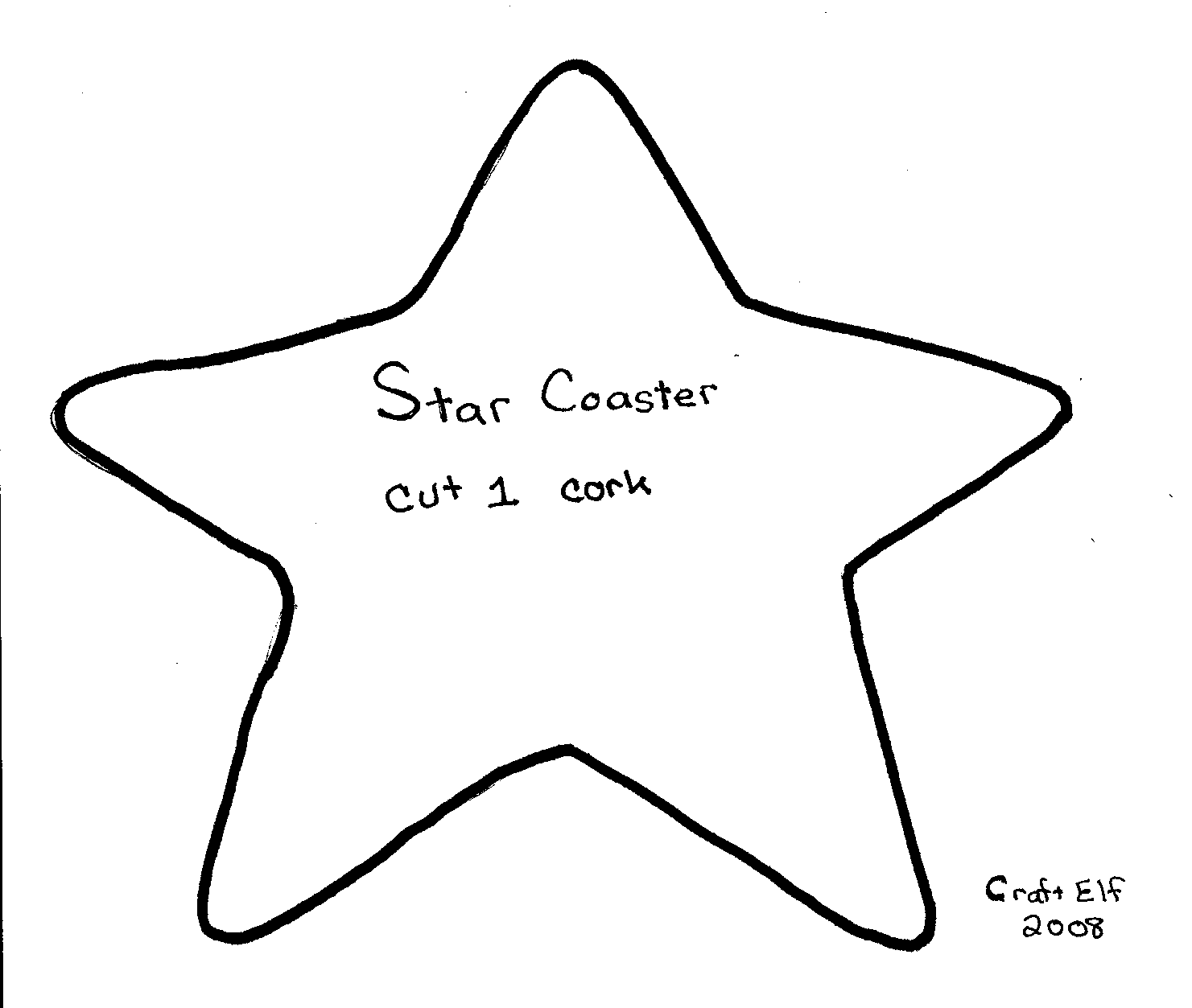 free full size star pattern